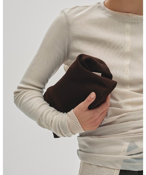 TODAYFUL（トゥデイフル）の「Round Leather Bag（ハンドバッグ・レディース・ダークブラウン・FREE）」の9枚目の写真