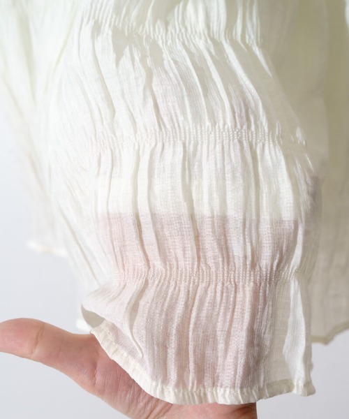 flower(フラワー)の「サイドリボンスカート(スカート・レディース・アイボリー/ベージュ・FREE)」の11枚目の写真