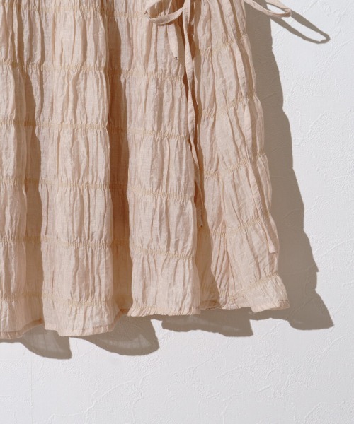 flower(フラワー)の「サイドリボンスカート(スカート・レディース・アイボリー/ベージュ・FREE)」の17枚目の写真