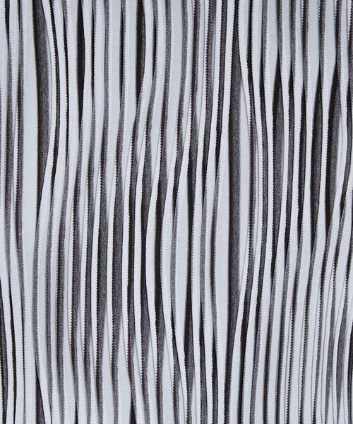 HIDEAWAYS NICOLE(ハイダウェイニコル)の「【WEB限定】ウェーブタックジャガードヘンリーネック半袖プルオーバー(Tシャツ/カットソー・メンズ・ブラック×グレー/ホワイト×ライトグレー/ホワイト×ピンク/ホワイト×ネイビー/ホワイト×グレー・LARGE/MEDIUM/X-LARGE)」の11枚目の写真