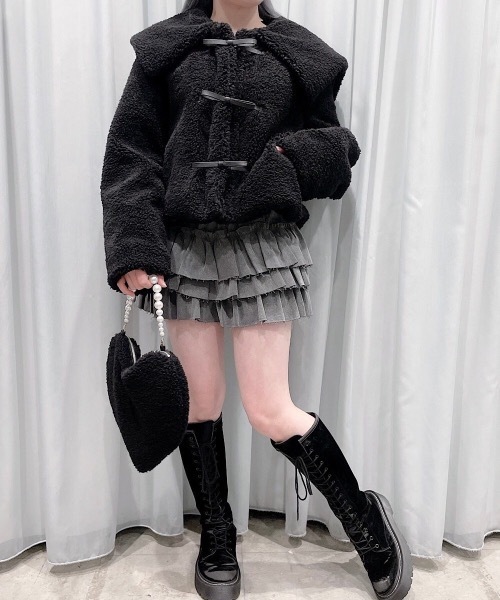 lilLilly（リルリリー）の「ハートボアバッグ（ハンドバッグ）」 - WEAR