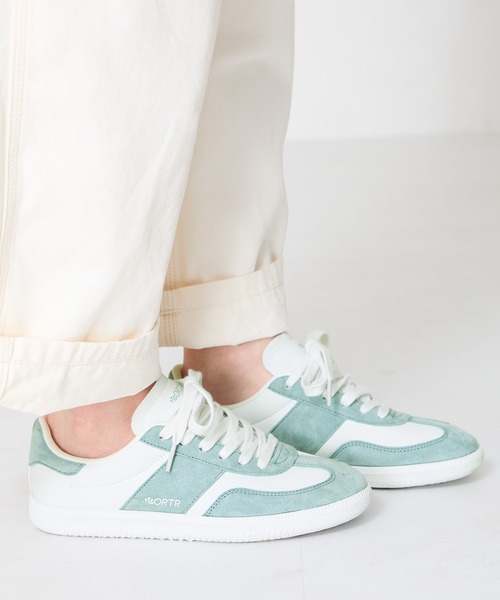 ORiental TRaffic（オリエンタルトラフィック）の「フラットソール配色スニーカー/OT3759（スニーカー・レディース・ピンク/ブラック/ブルー・35/36/37/38/39/40/41/42）」の8枚目の写真