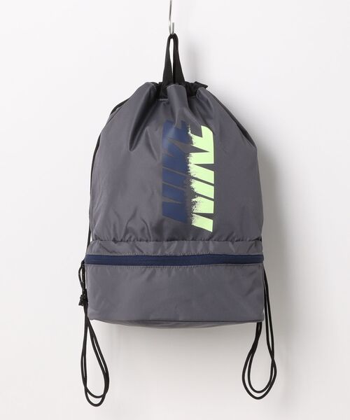 NIKE（ナイキ）の「NIKE/ナイキ ﾅｲｷ SS25 2ﾙｰﾑﾌﾟｰﾙﾊﾞｯｸﾞ キッズ バック 1994030（スイムグッズ・キッズ・ブルー/グレー/ブラック/イエロー・FREE）」の3枚目の写真