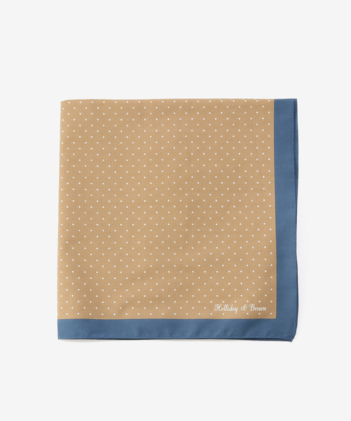 Holliday & Brown(ホリデーアンドブラウン)の「Holliday & Brown (ホリデー & ブラウン) Dots Handkerchiefs B HBJ/44406(ポケットチーフ・メンズ・その他6/その他9・FREE)」の2枚目の写真