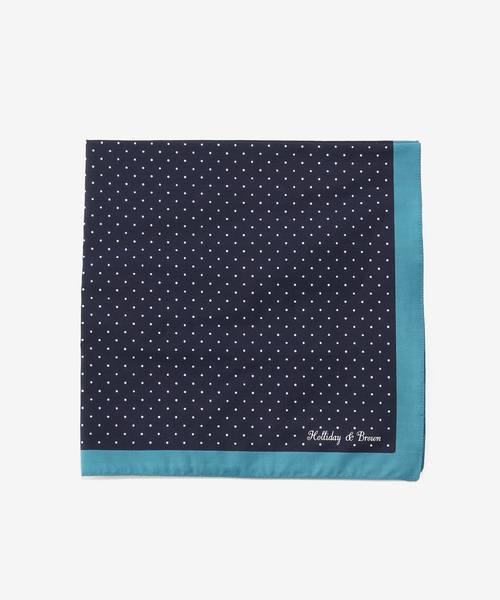 Holliday & Brown(ホリデーアンドブラウン)の「Holliday & Brown (ホリデー & ブラウン) Dots Handkerchiefs B HBJ/44406(ポケットチーフ・メンズ・その他6/その他9・FREE)」の1枚目の写真
