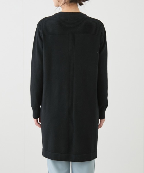 Jayro(ジャイロ)の「リブ切替ロングカーディガン(カーディガン/ボレロ・レディース・ブラック/ライトグリーン/ピンク/ベージュ/ネイビー/イエロー/グレー・FREE)」の18枚目の写真