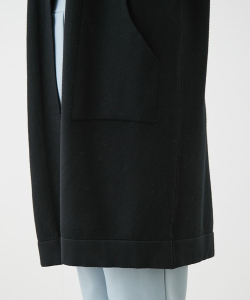 Jayro(ジャイロ)の「リブ切替ロングカーディガン(カーディガン/ボレロ・レディース・ブラック/ライトグリーン/ピンク/ベージュ/ネイビー/イエロー/グレー・FREE)」の10枚目の写真