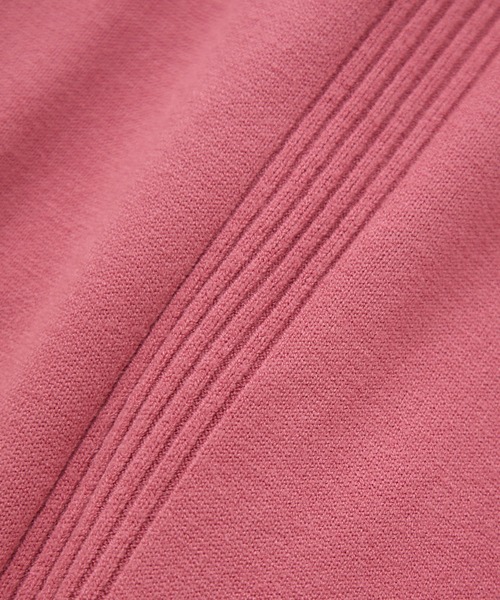 Jayro(ジャイロ)の「リブ切替ロングカーディガン(カーディガン/ボレロ・レディース・ブラック/ライトグリーン/ピンク/ベージュ/ネイビー/イエロー/グレー・FREE)」の14枚目の写真