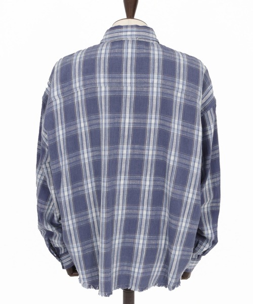 ADAM PATEK(アダムパテック)の「ms6013-check looose shirt シャツ(シャツ/ブラウス・メンズ・ブルー/オレンジ・2/1)」の19枚目の写真