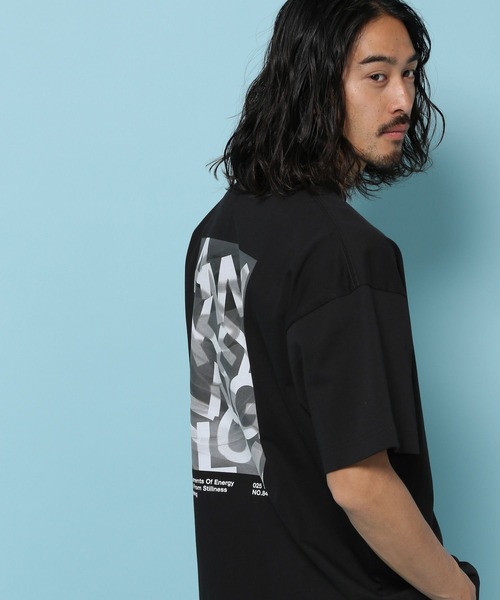 HEREIAM(ヘレイアム)の「【HEREIAM MEN】接触冷感&吸水速乾/レイヤーグラフィックTEE(Tシャツ/カットソー・メンズ・ブラック/バイオレット/ホワイト・LARGE/MEDIUM)」の3枚目の写真