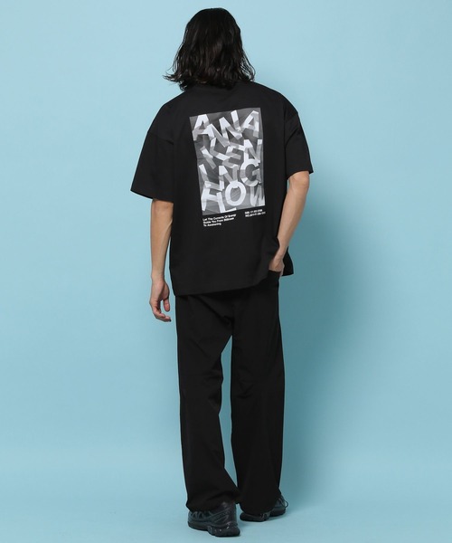 HEREIAM(ヘレイアム)の「【HEREIAM MEN】接触冷感&吸水速乾/レイヤーグラフィックTEE(Tシャツ/カットソー・メンズ・ブラック/バイオレット/ホワイト・LARGE/MEDIUM)」の4枚目の写真
