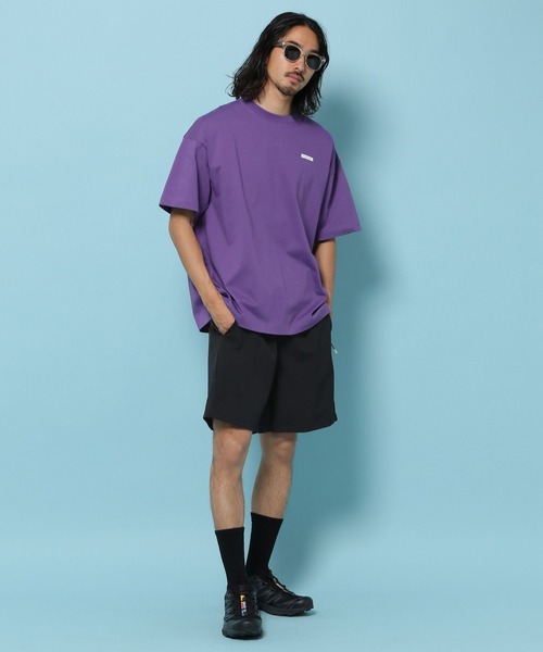 HEREIAM(ヘレイアム)の「【HEREIAM MEN】接触冷感&吸水速乾/レイヤーグラフィックTEE(Tシャツ/カットソー・メンズ・ブラック/バイオレット/ホワイト・LARGE/MEDIUM)」の7枚目の写真