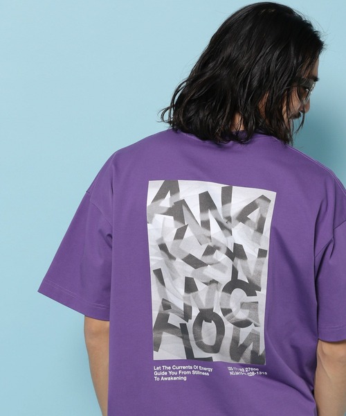 HEREIAM(ヘレイアム)の「【HEREIAM MEN】接触冷感&吸水速乾/レイヤーグラフィックTEE(Tシャツ/カットソー・メンズ・ブラック/バイオレット/ホワイト・LARGE/MEDIUM)」の16枚目の写真