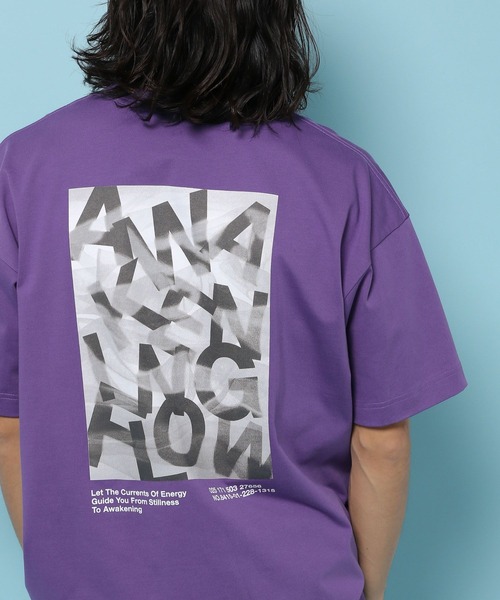 HEREIAM(ヘレイアム)の「【HEREIAM MEN】接触冷感&吸水速乾/レイヤーグラフィックTEE(Tシャツ/カットソー・メンズ・ブラック/バイオレット/ホワイト・LARGE/MEDIUM)」の17枚目の写真