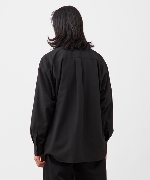 B.C STOCK（ベーセーストック）の「リラックスフィット レギュラーカラーシャツ / ショート丈対応 【ZOZOTOWN限定アイテム】（シャツ/ブラウス・メンズ・ライトブルー/ブラック/グレー/ブラック系その他/ホワイト・XS-Short/XS-Regular/S-Short/S-Regular/M-Short/M-Regular/L-Short/L-Regular/XL-Short/XL-Regular）」の13枚目の写真