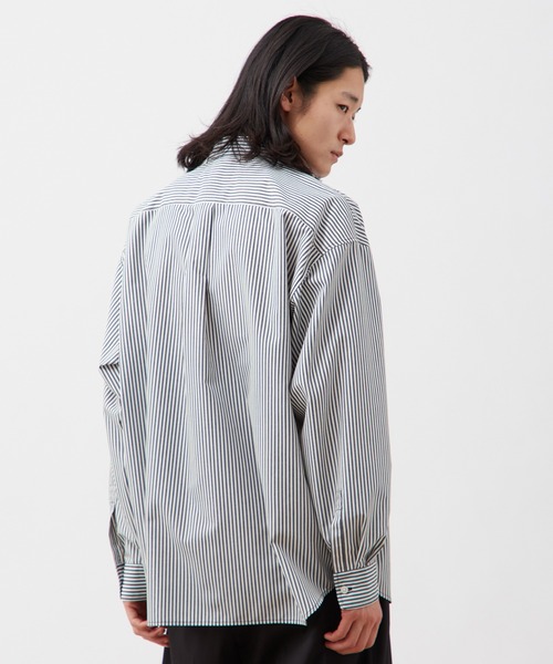 B.C STOCK（ベーセーストック）の「リラックスフィット レギュラーカラーシャツ / ショート丈対応 【ZOZOTOWN限定アイテム】（シャツ/ブラウス・メンズ・ライトブルー/ブラック/グレー/ブラック系その他/ホワイト・XS-Short/XS-Regular/S-Short/S-Regular/M-Short/M-Regular/L-Short/L-Regular/XL-Short/XL-Regular）」の17枚目の写真