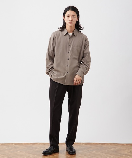 B.C STOCK（ベーセーストック）の「リラックスフィット レギュラーカラーシャツ / ショート丈対応 【ZOZOTOWN限定アイテム】（シャツ/ブラウス・メンズ・ライトブルー/ブラック/グレー/ブラック系その他/ホワイト・XS-Short/XS-Regular/S-Short/S-Regular/M-Short/M-Regular/L-Short/L-Regular/XL-Short/XL-Regular）」の18枚目の写真