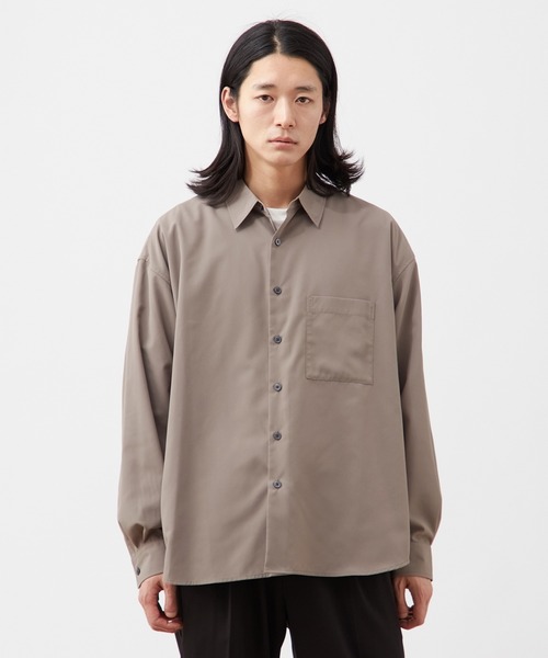 B.C STOCK（ベーセーストック）の「リラックスフィット レギュラーカラーシャツ / ショート丈対応 【ZOZOTOWN限定アイテム】（シャツ/ブラウス・メンズ・ライトブルー/ブラック/グレー/ブラック系その他/ホワイト・XS-Short/XS-Regular/S-Short/S-Regular/M-Short/M-Regular/L-Short/L-Regular/XL-Short/XL-Regular）」の20枚目の写真