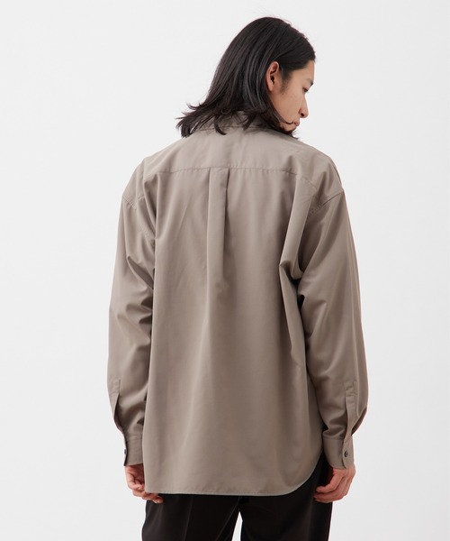 B.C STOCK（ベーセーストック）の「リラックスフィット レギュラーカラーシャツ / ショート丈対応 【ZOZOTOWN限定アイテム】（シャツ/ブラウス・メンズ・ライトブルー/ブラック/グレー/ブラック系その他/ホワイト・XS-Short/XS-Regular/S-Short/S-Regular/M-Short/M-Regular/L-Short/L-Regular/XL-Short/XL-Regular）」の22枚目の写真