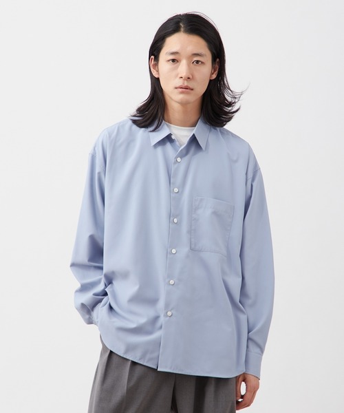 リラックスフィット レギュラーカラーシャツ / ショート丈対応