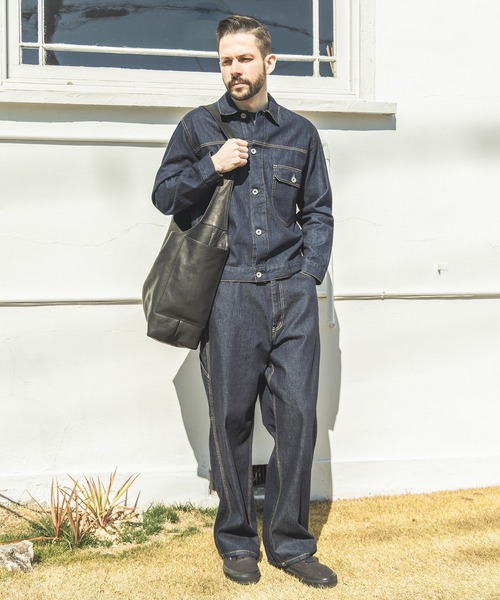 MR.OLIVE(ミスターオリーブ)の「IMPERMA-LEATHER / ONE SHOULDER BAG(ショルダーバッグ・メンズ・ブラック・FREE)」の18枚目の写真