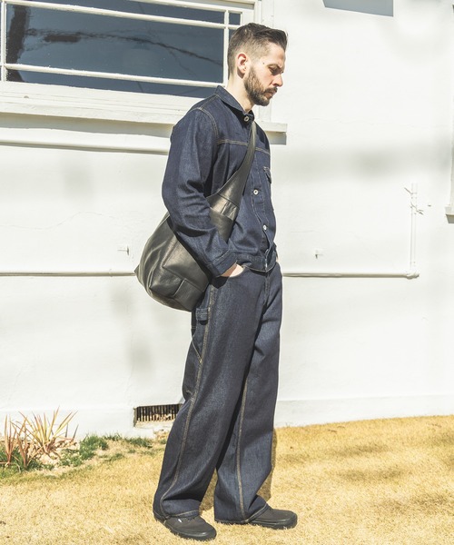 MR.OLIVE(ミスターオリーブ)の「IMPERMA-LEATHER / ONE SHOULDER BAG(ショルダーバッグ・メンズ・ブラック・FREE)」の7枚目の写真