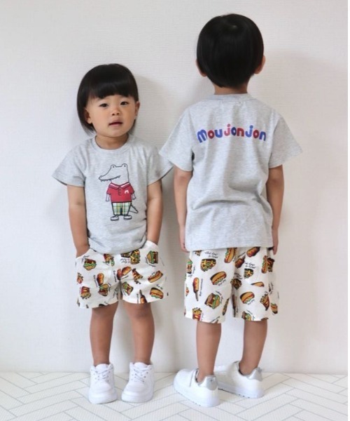 Naughty Company（ナウテーカンパニー）の「ファーストフード総柄パンツ（その他パンツ・キッズ・ブラック/オフホワイト・90/100/110/120/130/80）」の11枚目の写真