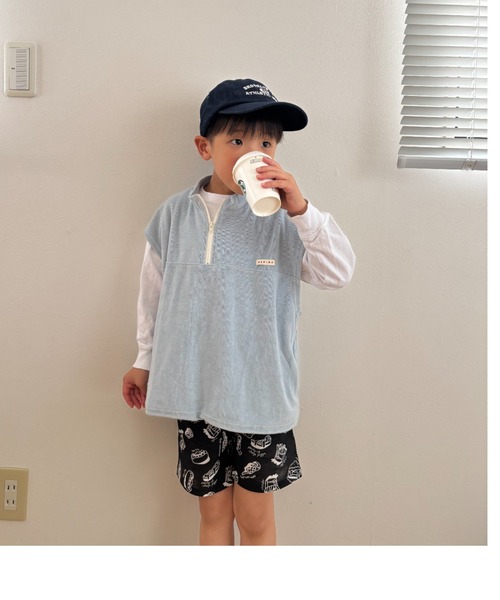 Naughty Company（ナウテーカンパニー）の「ファーストフード総柄パンツ（その他パンツ・キッズ・ブラック/オフホワイト・90/100/110/120/130/80）」の19枚目の写真