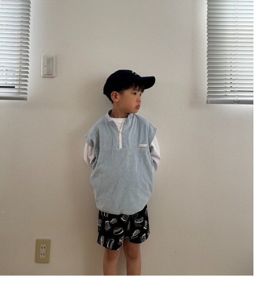 Naughty Company（ナウテーカンパニー）の「ファーストフード総柄パンツ（その他パンツ・キッズ・ブラック/オフホワイト・90/100/110/120/130/80）」の21枚目の写真