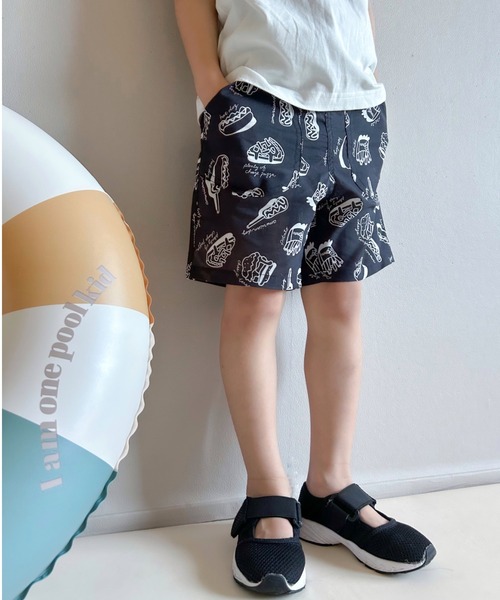 Naughty Company（ナウテーカンパニー）の「ファーストフード総柄パンツ（その他パンツ・キッズ・ブラック/オフホワイト・90/100/110/120/130/80）」の14枚目の写真