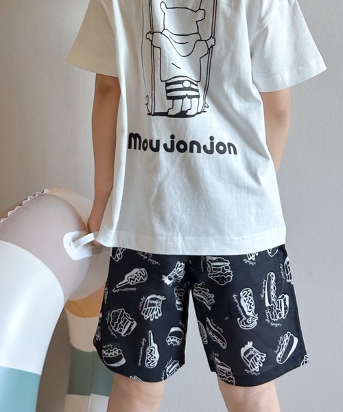 Naughty Company（ナウテーカンパニー）の「ファーストフード総柄パンツ（その他パンツ・キッズ・ブラック/オフホワイト・90/100/110/120/130/80）」の13枚目の写真