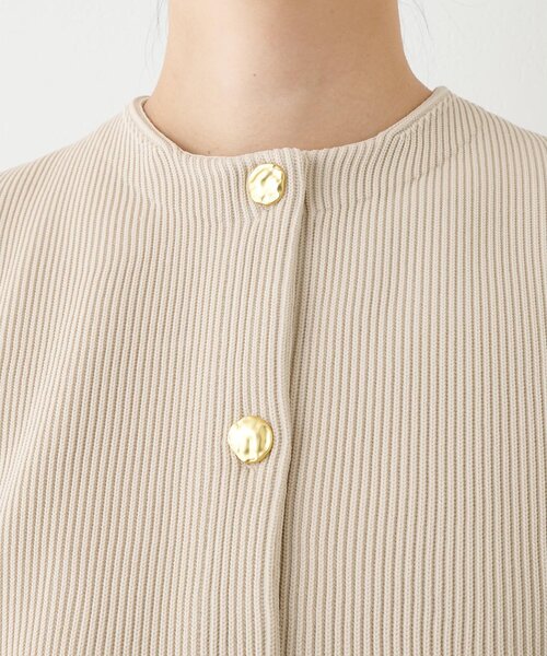 THE PAUSE】ペプラムノースリーブプルオーバー