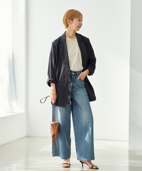 PlageプラージュR'IAMリアムAIRジャケットネイビー36美品 セール】《大阪店・WEB限定追加》R'IAM AIR ジャケット（その他