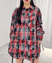 Figments | ブリーチチェックシャツ(シャツ/ブラウス)