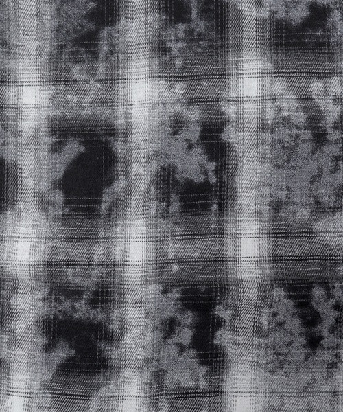 Figments（フィグメンツ）の「ブリーチチェックシャツ（シャツ/ブラウス・レディース・ブラック/レッド/ブルー・FREE）」の16枚目の写真