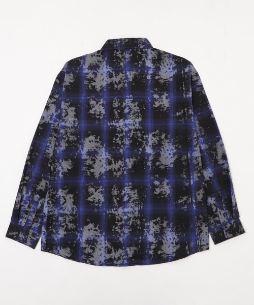 Figments（フィグメンツ）の「ブリーチチェックシャツ（シャツ/ブラウス・レディース・ブラック/レッド/ブルー・FREE）」の22枚目の写真