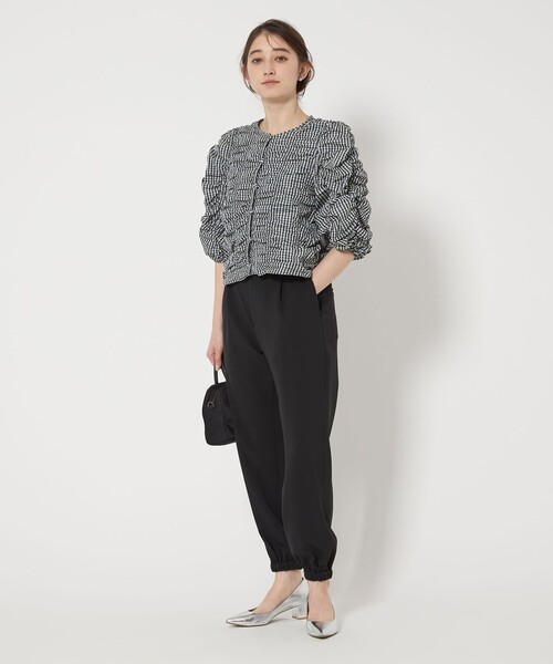 UNITED ARROWS(ユナイテッドアローズ)の「クリーン ツイル ジョガーパンツ(その他パンツ・レディース・ダークグレー/ブラック・36/38/40/34)」の6枚目の写真