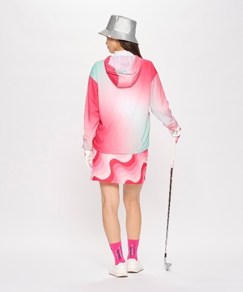 le coq sportif GOLF（ルコックスポルティフゴルフ）の「MoveSox/ショート丈（ソックス/靴下・レディース・ネイビー/ピンク/ホワイト・22-24）」の10枚目の写真