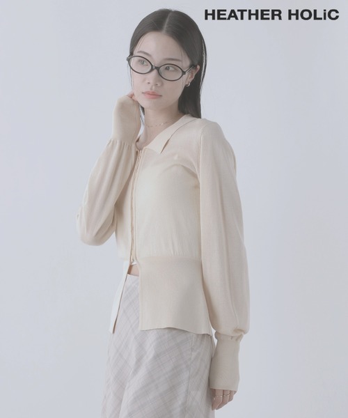 カーディガン HOLiC ホックニットカーディガン　323522 レディース Heather カーディガン HOLiC ホックニットカーディガン 323522