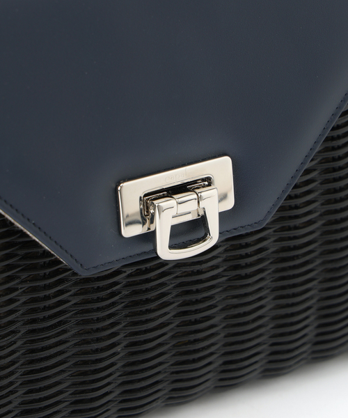 capaf（カパフ）の「CAPAF カパフ 別注SHOULDER BAG 10959（かごバッグ・レディース・ブラック/ネイビー・FREE）」の14枚目の写真