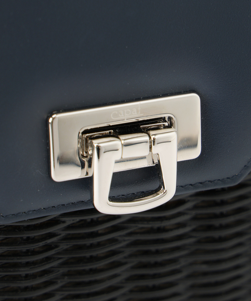 capaf（カパフ）の「CAPAF カパフ 別注SHOULDER BAG 10959（かごバッグ・レディース・ブラック/ネイビー・FREE）」の15枚目の写真