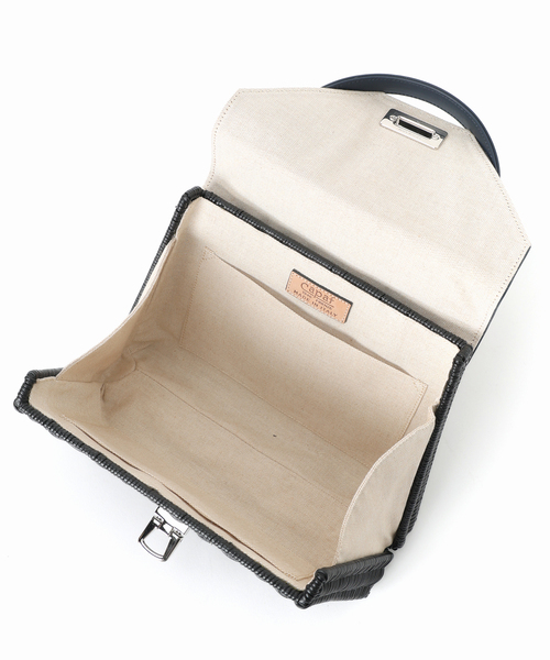 capaf（カパフ）の「CAPAF カパフ 別注SHOULDER BAG 10959（かごバッグ・レディース・ブラック/ネイビー・FREE）」の17枚目の写真