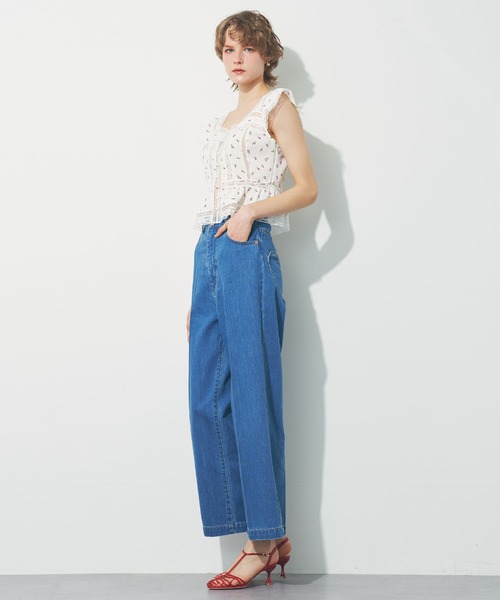 DEICY（デイシー）の「ミニフラワーレースブラウス（シャツ/ブラウス・レディース・ホワイト/アイボリー・1/0）」の10枚目の写真