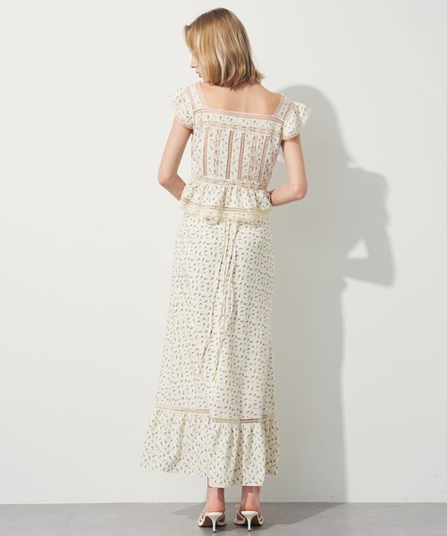 deicy - deicy 2018S/S フラワーレースフリルブラウス ミニフラワーレースブラウス（シャツ/ブラウス）｜DEICY