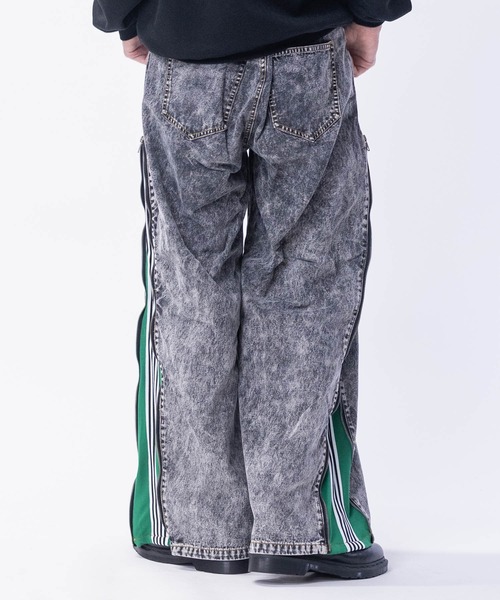 13】ジャージドッキング リメイクデザイン 2Wayデニム（その他パンツ