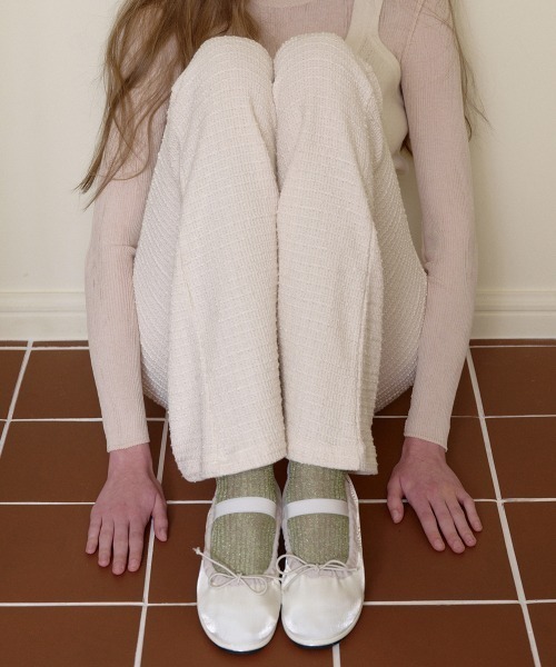 ROCKFISH WEATHERWEAR(ロックフィッシュウェザーウェア)の「WISLEY SCRUNCH FLATS(バレエシューズ・レディース・ブラック/ベージュ/イエロー系/グレー/ブルー/ホワイト/ピンク・23.0cm/23.5cm/24.0cm/24.5cm/25.0cm)」の6枚目の写真