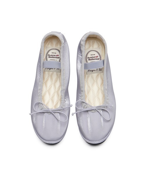 ROCKFISH WEATHERWEAR(ロックフィッシュウェザーウェア)の「WISLEY SCRUNCH FLATS(バレエシューズ・レディース・ブラック/ベージュ/イエロー系/グレー/ブルー/ホワイト/ピンク・23.0cm/23.5cm/24.0cm/24.5cm/25.0cm)」の5枚目の写真