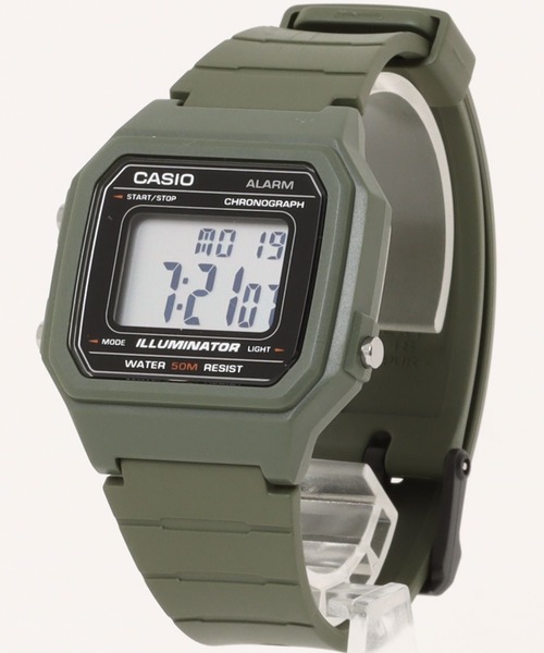 CASIO カシオ/ スタンダード デジタルウォッチ 樹脂ベルト 5気圧防水
