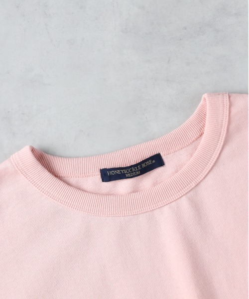 HONEYSUCKLE ROSE（ハニーサックルローズ）の「【HONEYSUCKLE ROSE】コクーンシルエットドルマンＴシャツ（Tシャツ/カットソー・レディース・ダークグレー/ピンク/オフホワイト・M/L）」の20枚目の写真