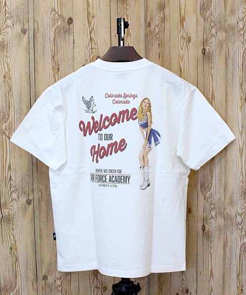 FADED CHEERLEADER T-SHIRT（Tシャツ/カットソー）｜AVIREX